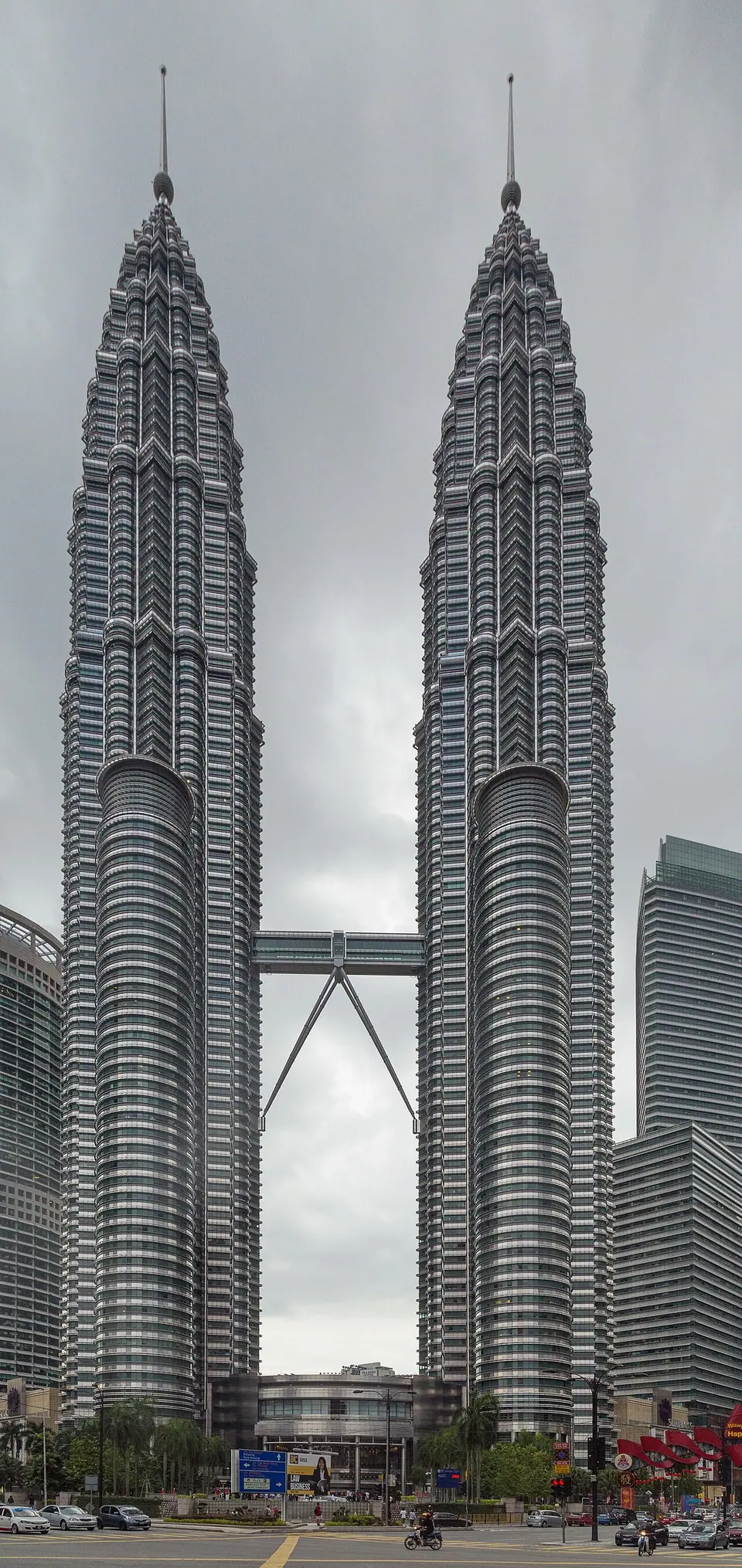 The Petronas Towers in Kuala Lumpur, Malaysia